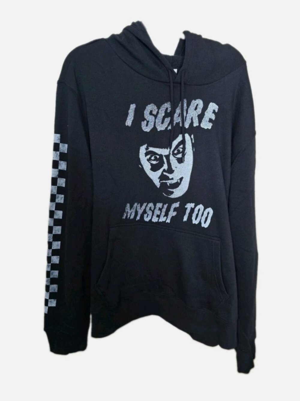 I Scare Myself Too Halloween Hoodie Black 2xl Cotton Sweatshirt